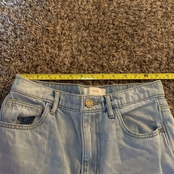 Joie high-rise front-slit jeans, size 27. - Picture 9 of 11